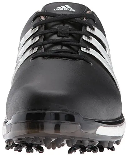 adidas Men's TOUR 360 2.0 Golf Shoe, Core Black/White, 8 M US