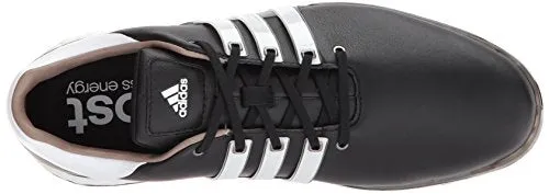 adidas Men's TOUR 360 2.0 Golf Shoe, Core Black/White, 8 M US