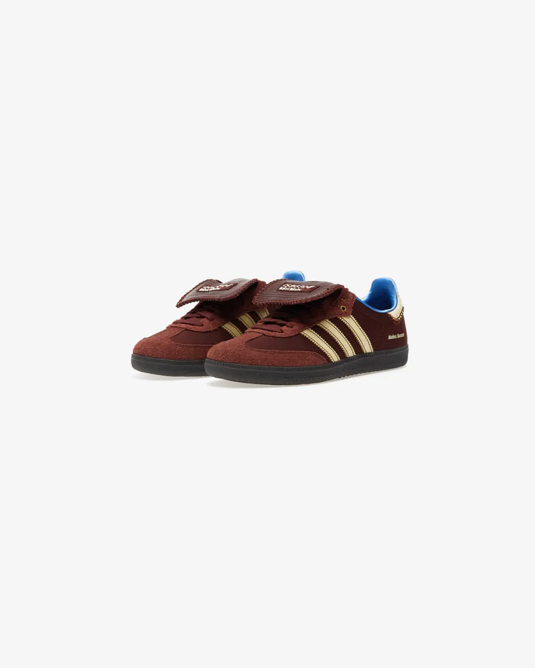 Adidas Samba x Wales Bonner Nylon Fox Brown Sneakers.