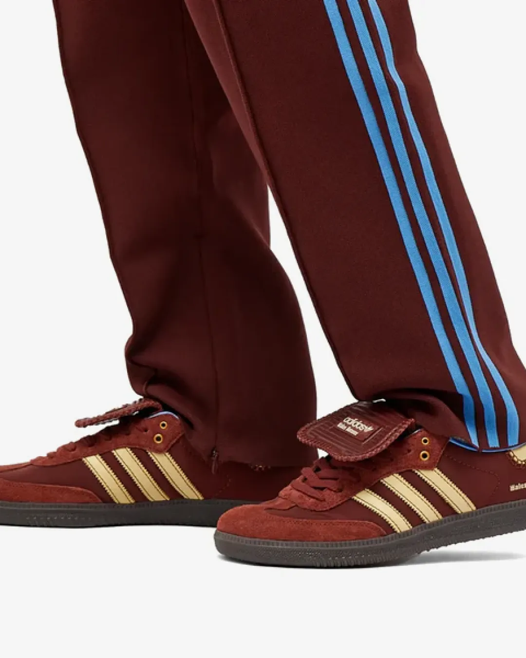 Adidas Samba x Wales Bonner Nylon Fox Brown Sneakers.