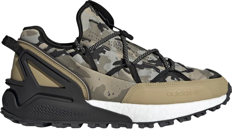 Adidas ZX 2K Boost Ultility GTX 'Camo' Sneakers, Brown