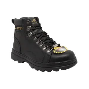 AdTec Men's 6" Steel Toe Hiker Black