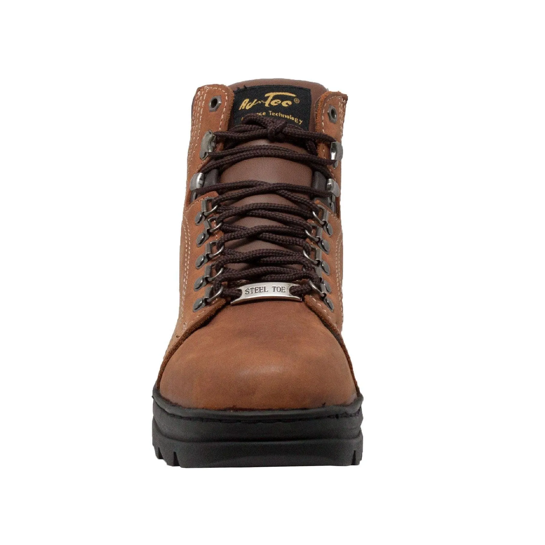 AdTec Men's 6" Steel Toe Hiker Brown