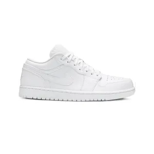 Air Jordan 1 Low 'Triple White Tumbled Leather' (2020)