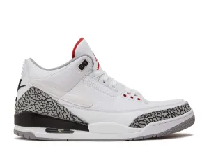 Air Jordan 3 Retro JTH NRG ‘White Cement’ Unfading Sneaker