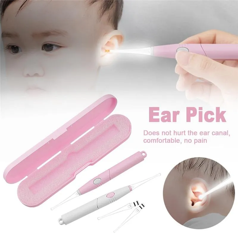 Baby Luminous Flashlight Ear Wax Removal Cleaning Tool