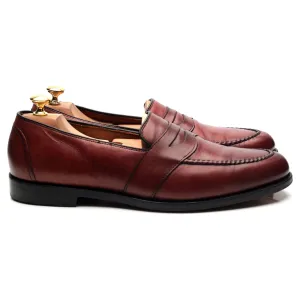 Burgundy Leather Loafers UK 11 US 12