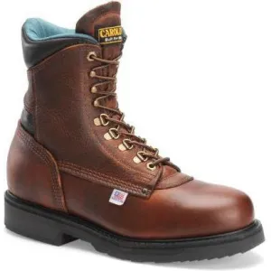 Carolina Men's Sarge Hi USA Made 8" Stl Toe Work Boot Amber Gold -1809