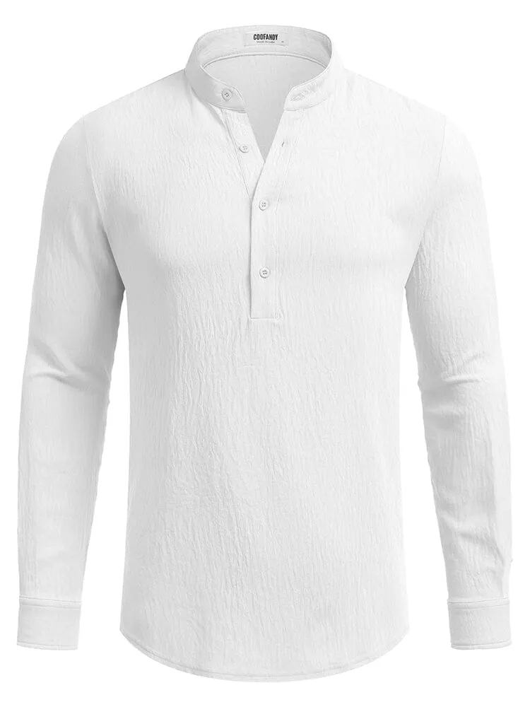 Casual Lightweight Henley Shirt (US Only)