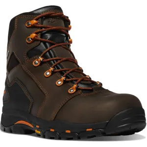 Danner Men's Vicious 6" Comp Toe WP Slip Resist Work Boot -Brown- 13879