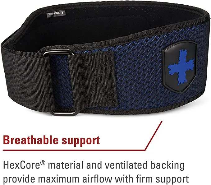 Harbinger Unisex's 4.5inch Foam Core Belt - Blue