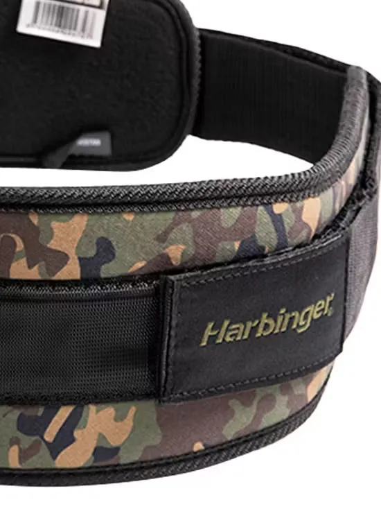 Harbinger Unisex's 4.5inch Foam Core Belt - Woodland Camo