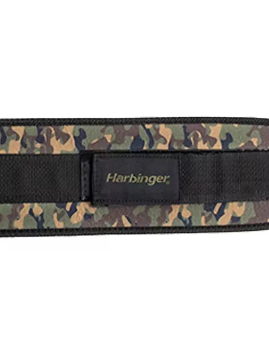 Harbinger Unisex's 4.5inch Foam Core Belt - Woodland Camo