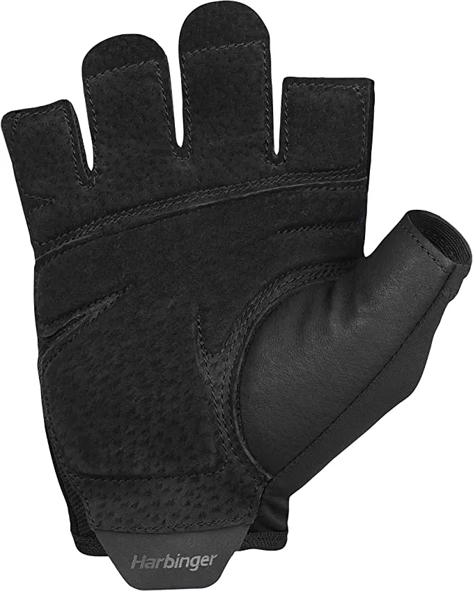 Harbinger Unisex's Training Grip Gloves 2.0 - Black