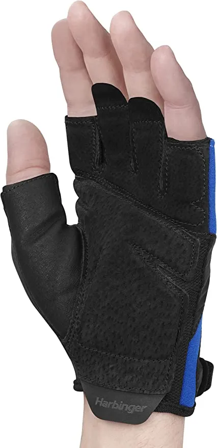 Harbinger Unisex's Training Grip Gloves 2.0 - Blue