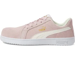 Iconic Suede Low ASTM EH PUMA Safety sneakers, pink