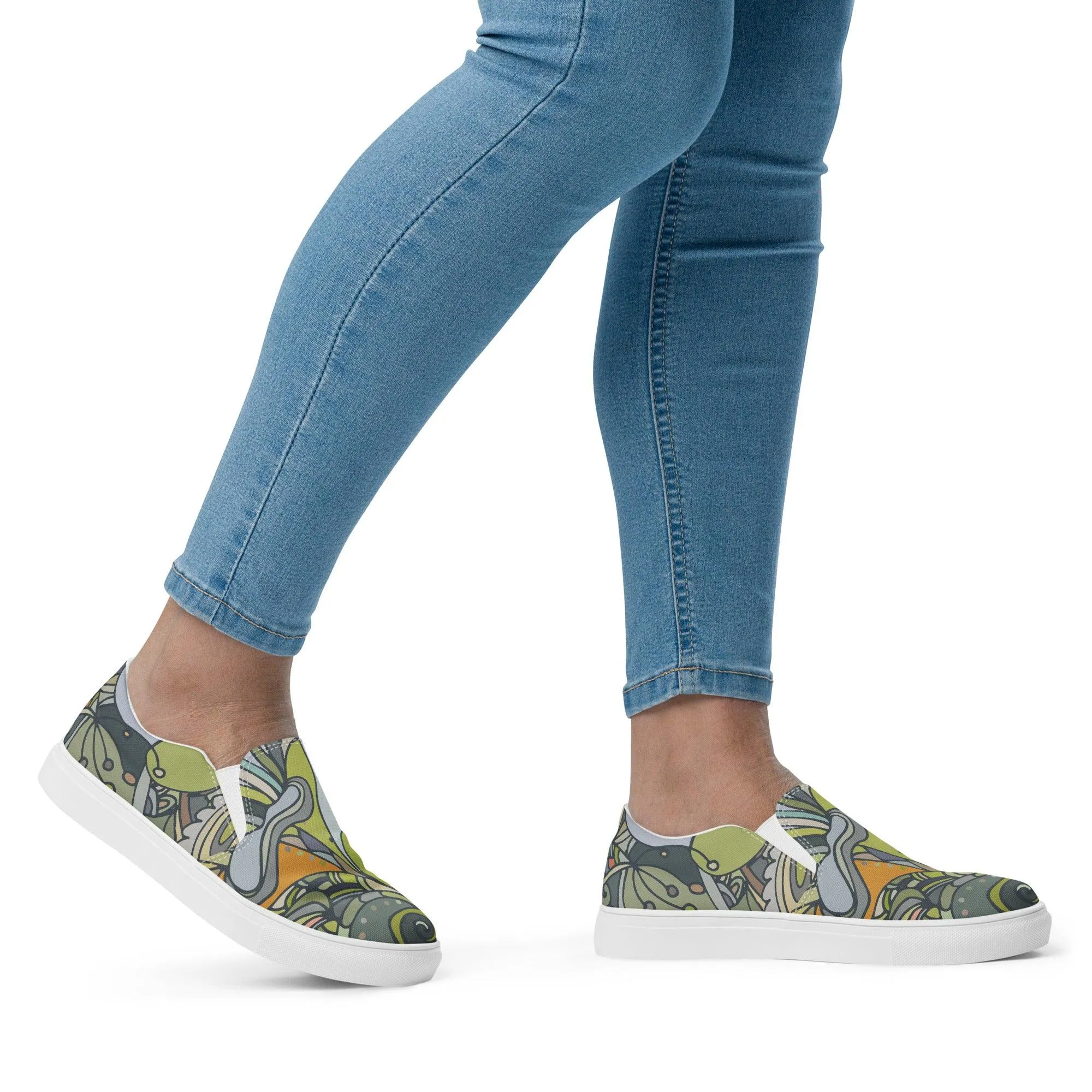 Jana Slip On Canvas Sneakers