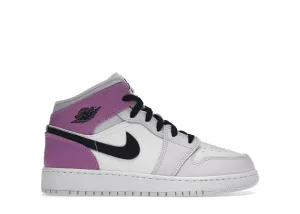 Jordan 1 Mid Barely Grape (Gs)