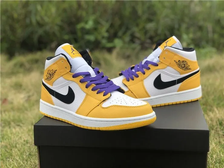 JORDAN 1 MID x SE LAKERS