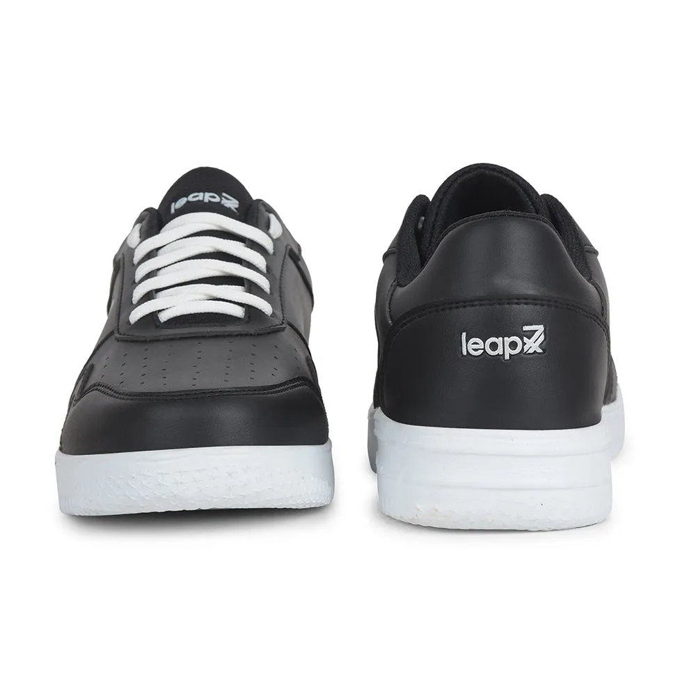 Leap7x Casual Black Sneakers For Mens SNOOKIS-E By Liberty