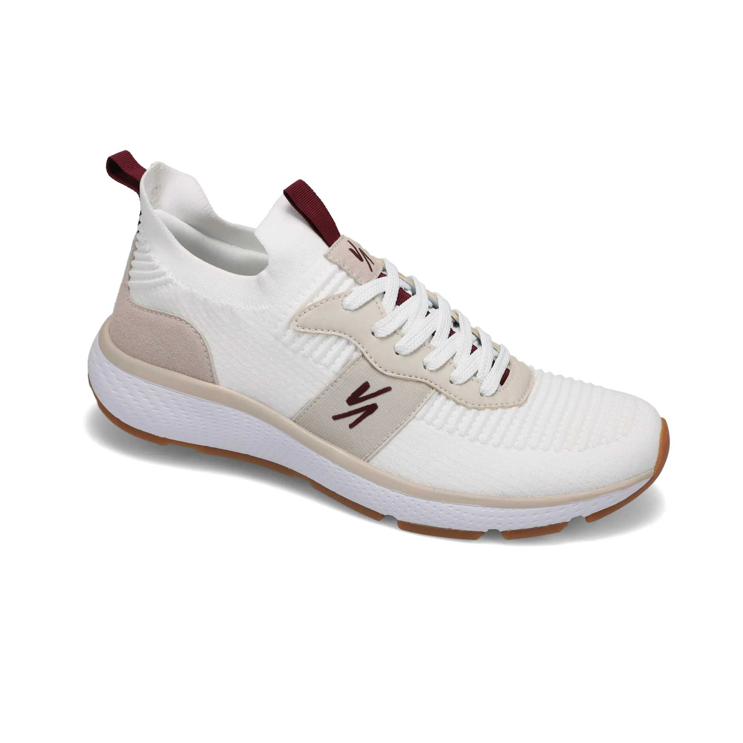 Men's Reign - White/Maroon/Gum