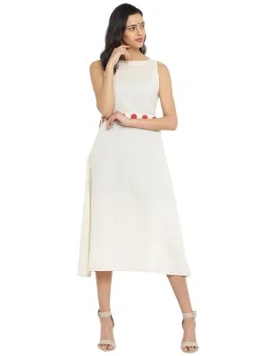 Midi Dress With Bindi Waist Belt