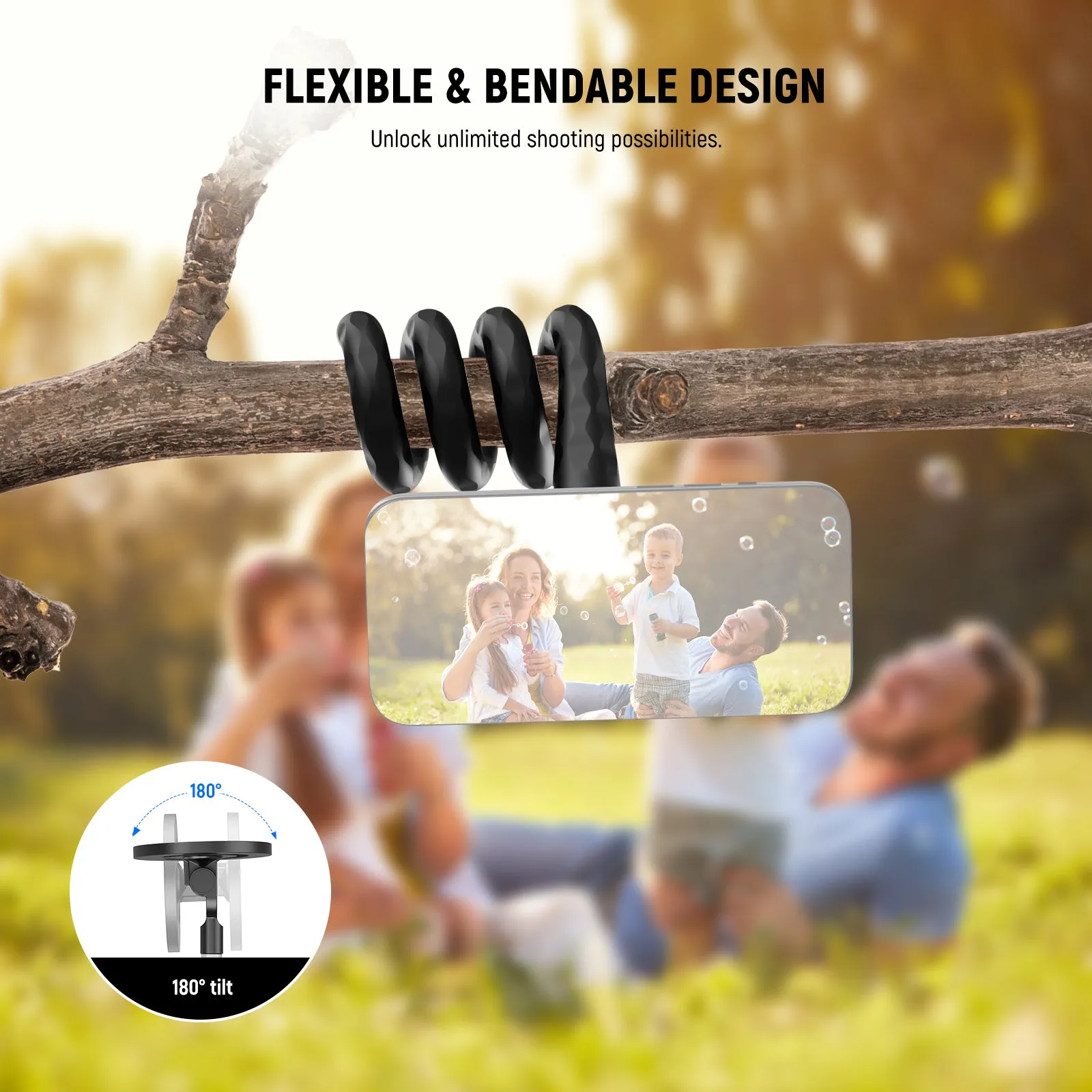 NEEWER GP-19 Flexible Phone Holder iPhone