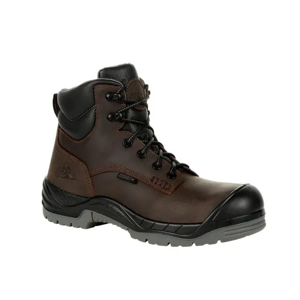 Rocky Men's Worksmart Brown Waterproof Composite Toe Work Boot RKK0310