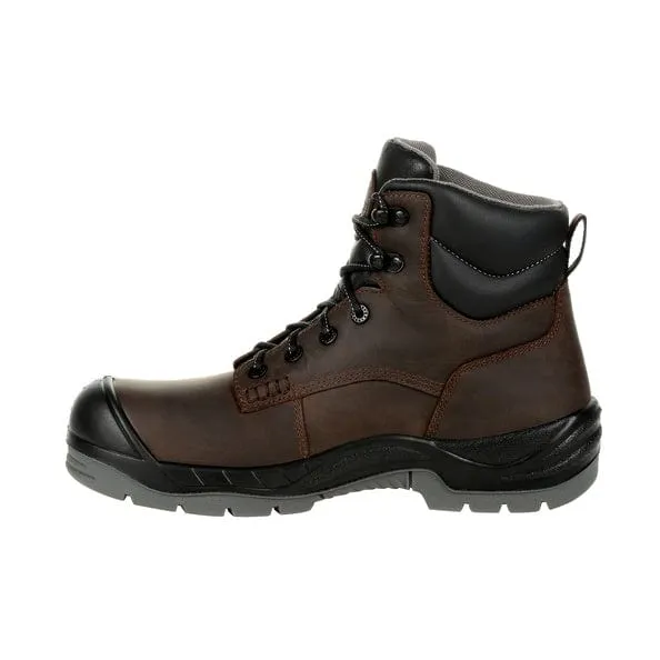 Rocky Men's Worksmart Brown Waterproof Composite Toe Work Boot RKK0310