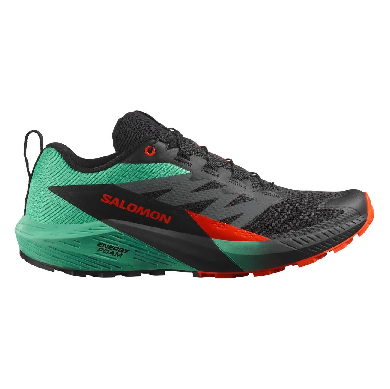 Salomon Sense Ride 5 | Black / Bay / Cherry Tomato | Mens