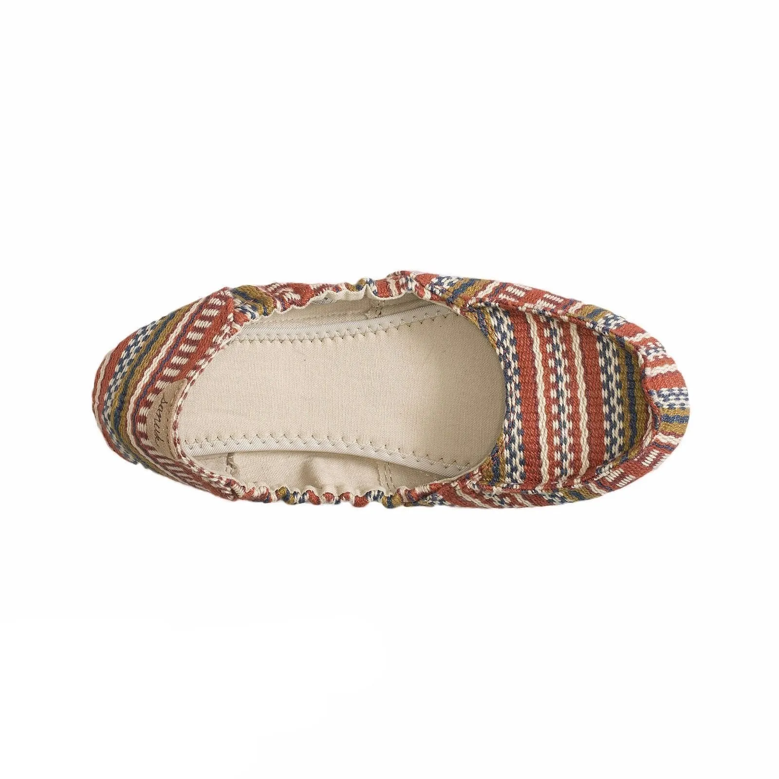 Sanuk Elle V.Eight TX Burgundy Bayridge Blanket Flats