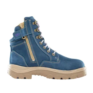 Southern Cross 6 Inch Zippered Slip Resistant Wide Steel Toe Work Boots