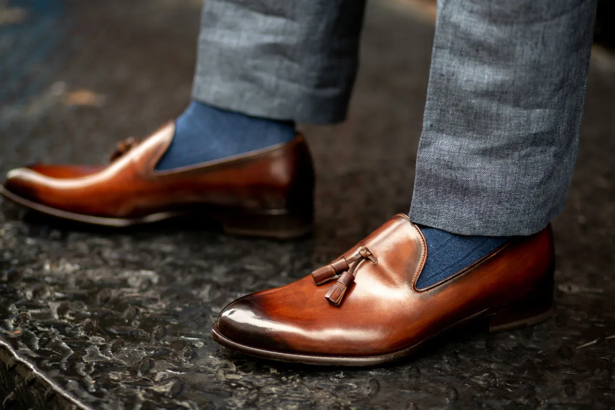 The Chaplin Tassel Loafer - Brown