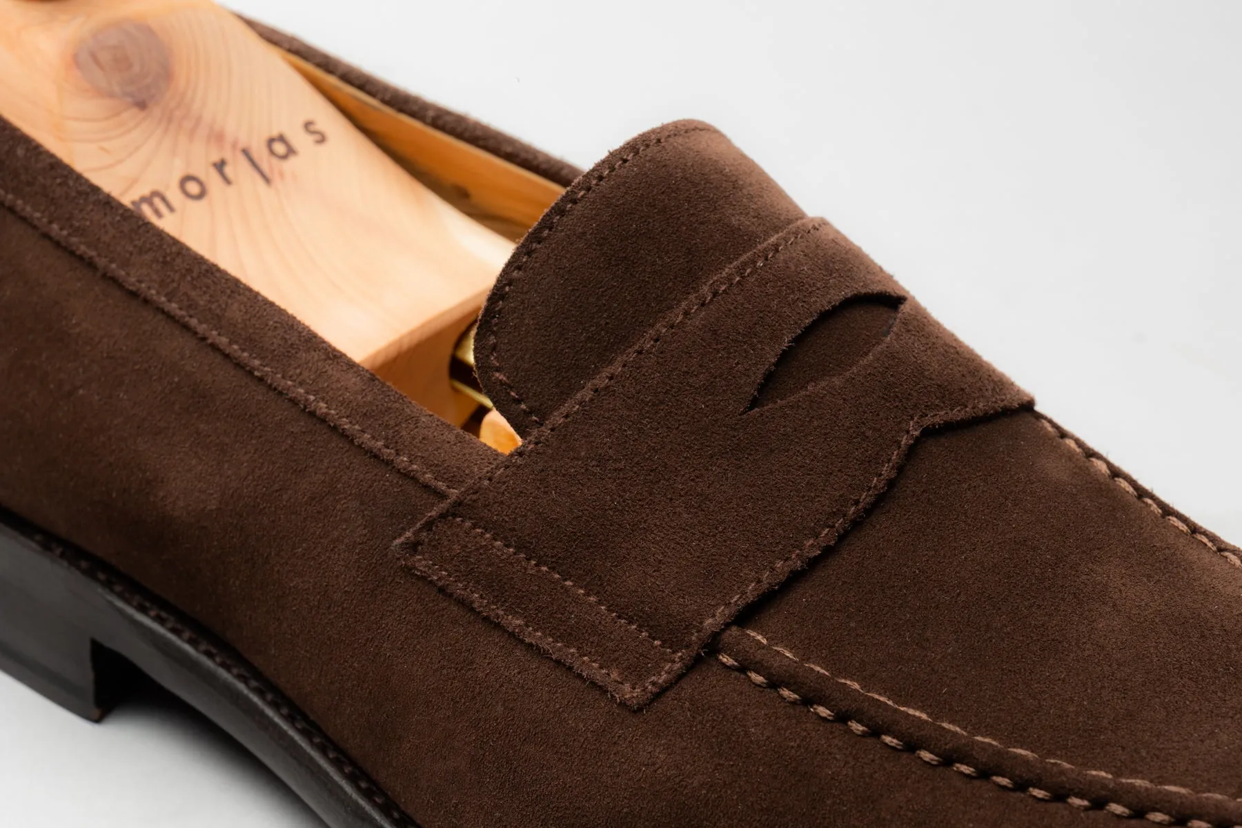 The Penny Loafer - Brown Suede