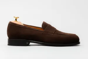 The Penny Loafer - Brown Suede