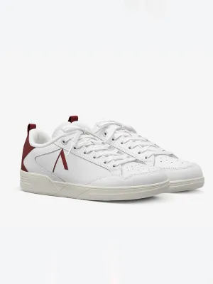 Visuklass Leather S-C18 White Cowhide Sneakers