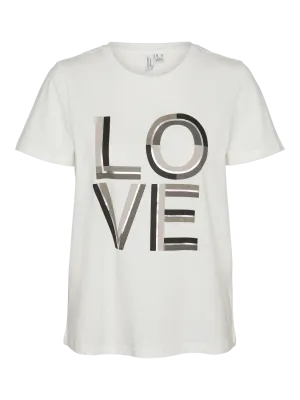 VMLOVE S/S O-NECK T-SHIRT