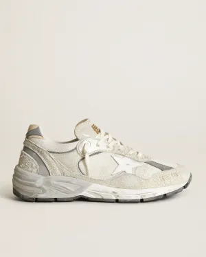 Women's Dad-Star in white mesh and suede