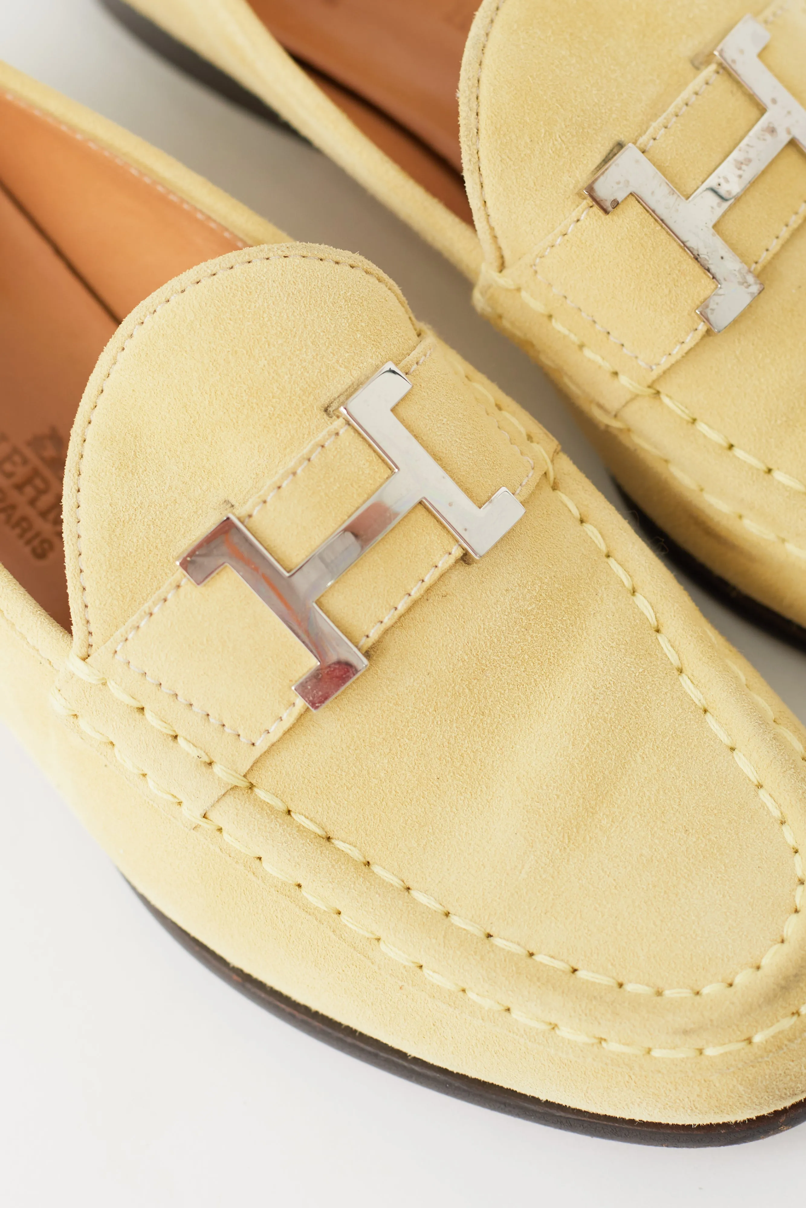 Yellow Suede Paris Loafer